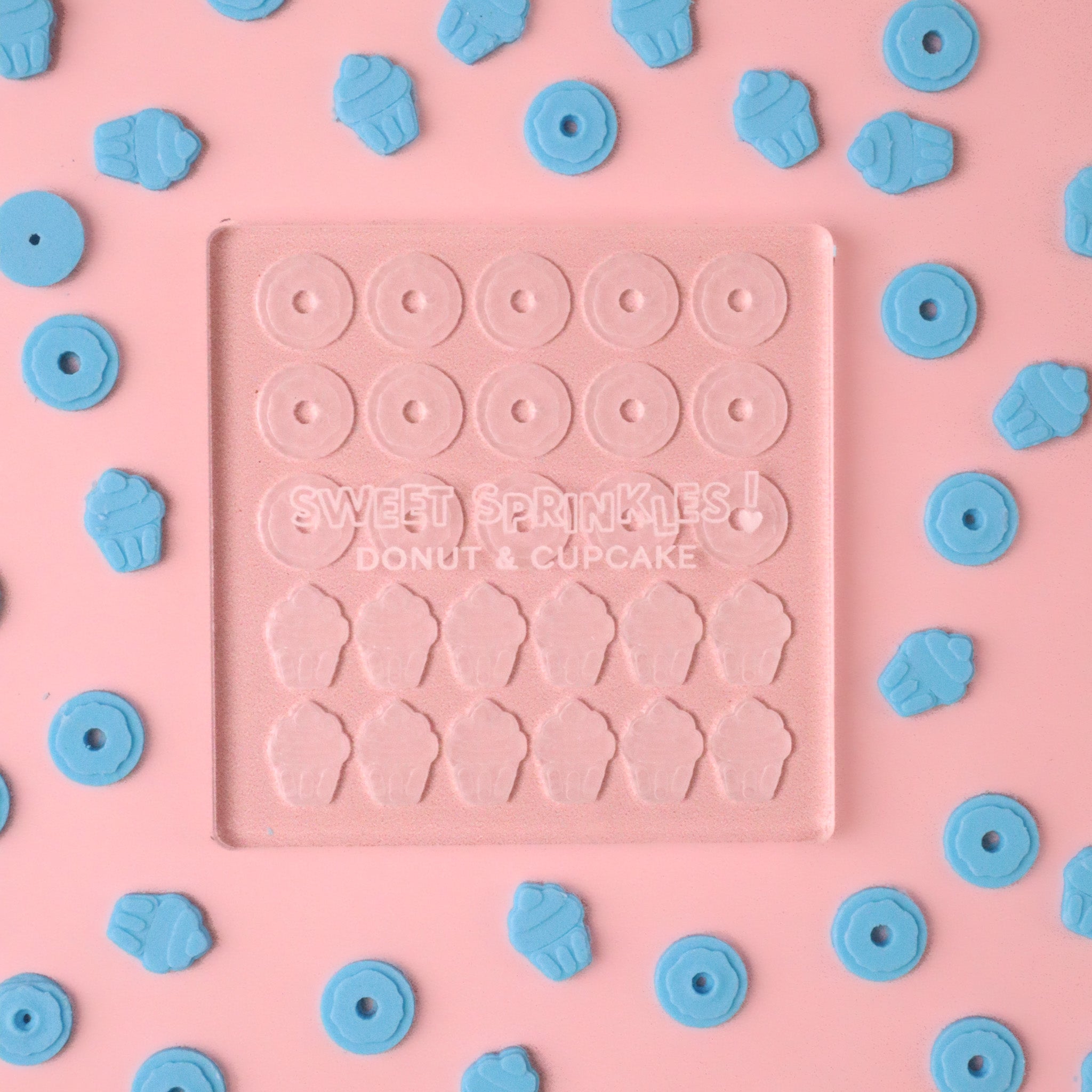 Donut And Cupcake Sprinkle Plate