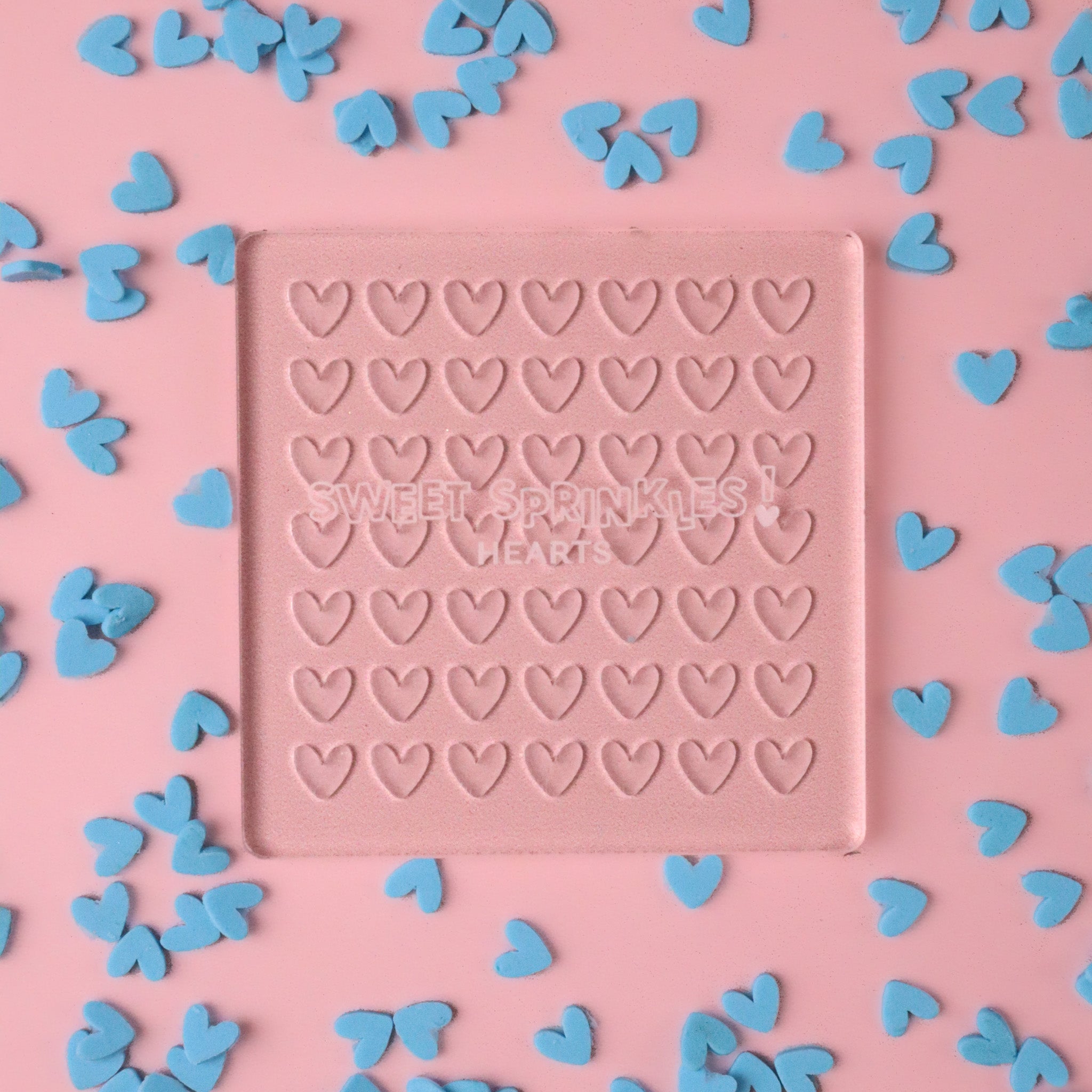 Hearts Sprinkle Plate