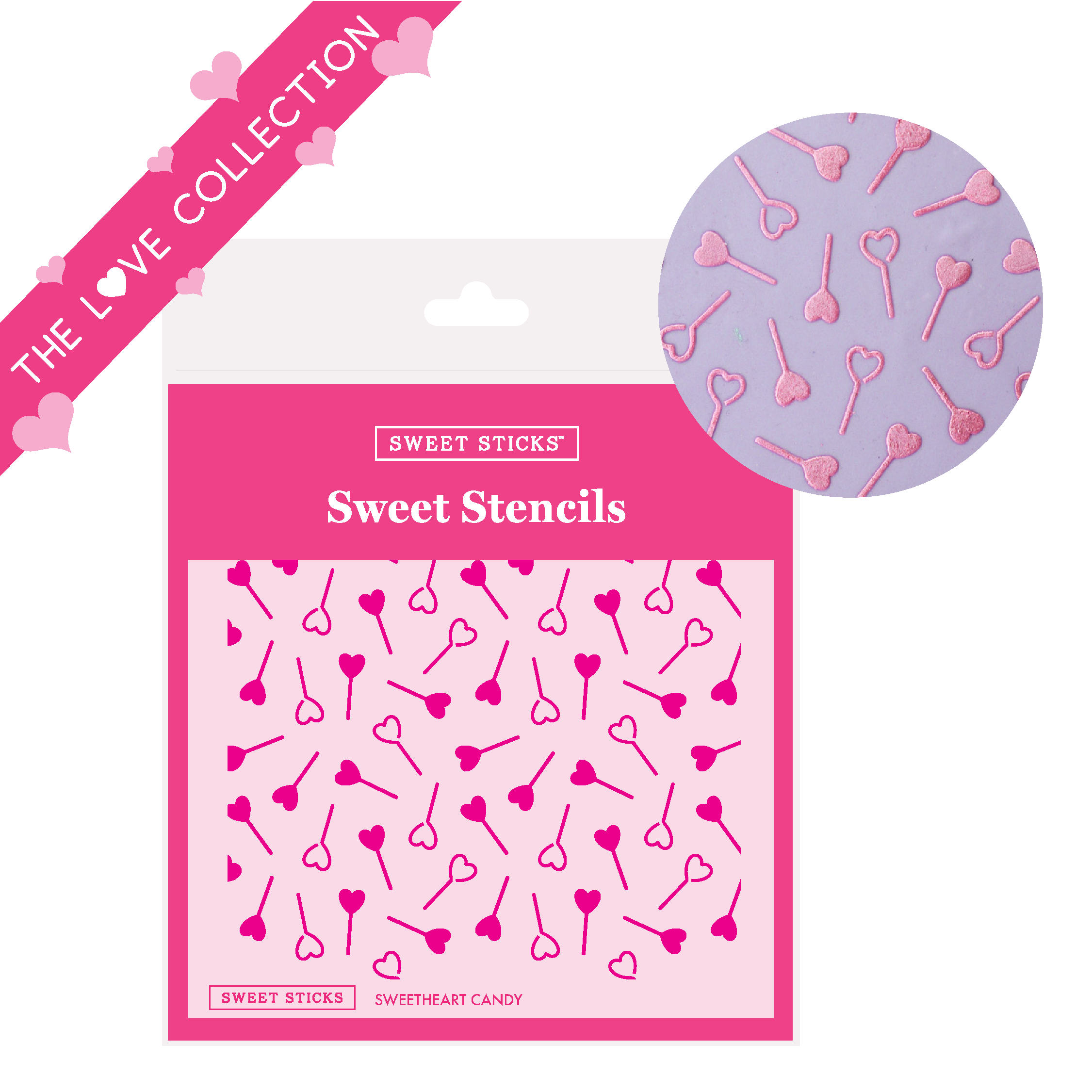 Sweetheart Candy Sweet Stencil